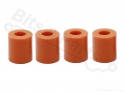 Bed leveling spacer/afstandsbus siliconen 18mm oranje (set van 4)