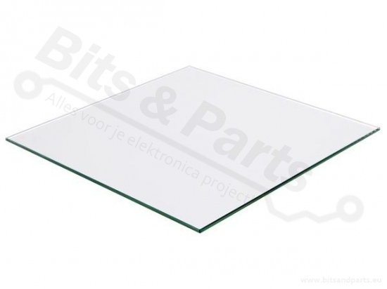Glasplaat voor 3D printers - Borosilicate/Boriumsilicaat 213x200x3mm 