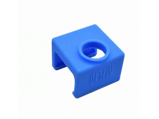 Heat block sok/sleeve MK10 siliconen blauw