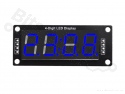 Cijferdisplay 4-digits 7-segments TM1637 clock blauw - 50x19mm