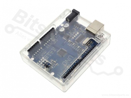 Behuizing / Case Arduino UNO compact acryl transparant - Bits & Parts ...