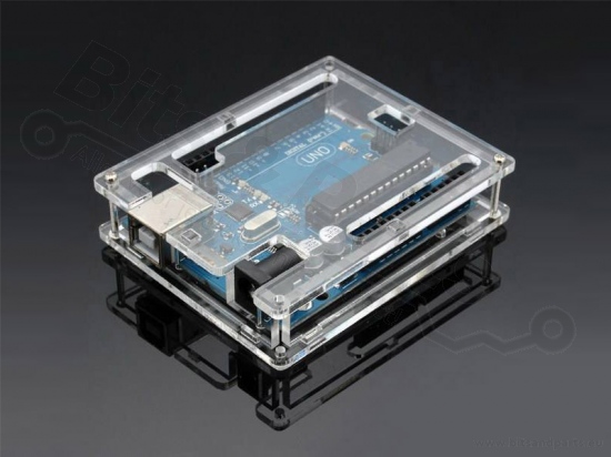 Behuizing / Case Arduino UNO compact acryl transparant 