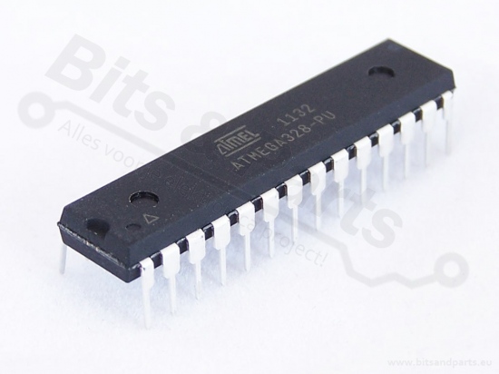 Microcontroller MCU Atmel ATMega328-PU met Arduino bootloader
