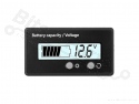 Accu capaciteits-meter/-display voor lithiumbatterijen wit
