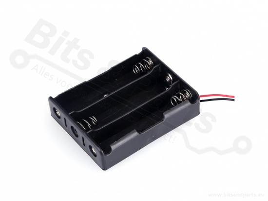 Batterijbox/Batterijhouder 18650 batterij/accu x 3