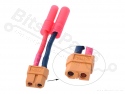 Verloopkabeltje XT60 female - HXT 4mm 