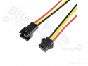Kabelset JST SM 3 pins - zwart/rood/geel - 30cm