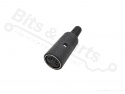 Connector MIDI DIN 5-pins stekker female 