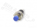 Drukcontact mini rond blauw NC