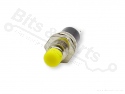 Push button contact mini round yellow NC