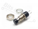 Push button contact mini round black NO