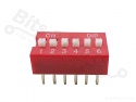 Dip switch 6-way on/off