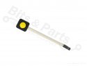 Membrane keypad 1x1 yellow for e.g. Arduino