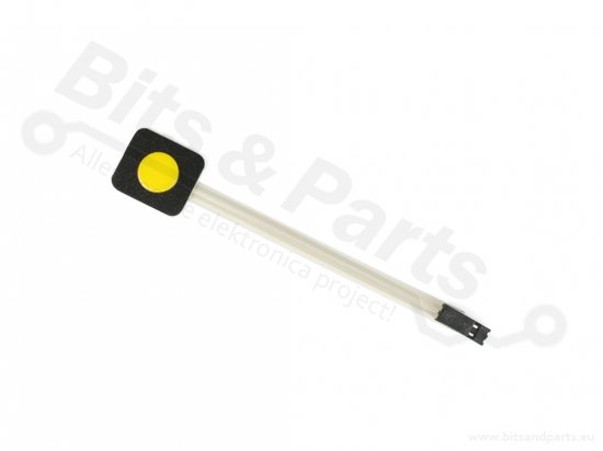 Membrane keypad 1x1 yellow for e.g. Arduino