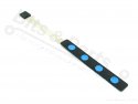 Membrane keypad 1x4 blue for e.g. Arduino