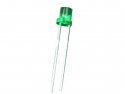 LED 3mm Groen Flat Top