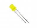 LED 3mm Geel Flat Top