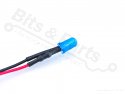 LED 5mm Blauw Mat voorbedraad voor 5V-9V