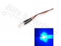 LED 5mm Blauw Helder voorbedraad voor 5V-12V