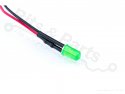 LED 5mm Groen Mat voorbedraad voor 5V-9V
