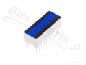 LED Balk 10 segments blauw (VU-meter)
