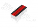 LED Balk 10 segments rood (VU-meter)