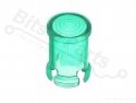 LED fitting/armatuur  3mm transparant groen