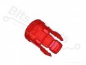 LED fitting/armatuur  5mm transparant rood