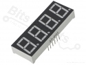 Digit display LED 7-segments 1.4cm red - 4-way common cathode