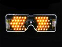 Doe-het-zelf LED Disco bril kit oranje/geel