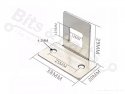Electromagnetic lock 12V small - Lock plate