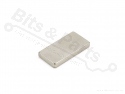 Magneet neodymium rechthoekig 40mm x 20mm x 4mm N35
