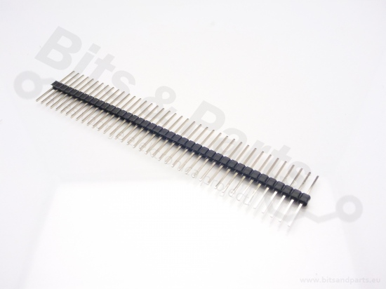 Headerpins male 40 pins metaal recht extra lang