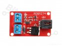 Transistor N-MOSFET IRF540 enkelvoudig board