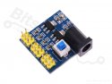 Voedingsmodule multi 6V-12V naar 3,3V en 5V met schakelaar (800mA) 
