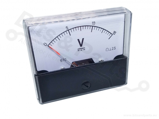 Paneelmeter Voltage 15V DC