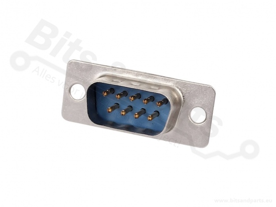 D-Sub Stekker DB9 9pins RS232 connector male