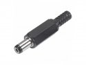 Voedings-stekker Jack Plug Male DC 2,5x5,5mm