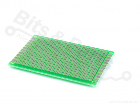 Prototyping board / PCB Fiberglass/Glasvezel enkelzijdig (18x24gaats / 5x7c