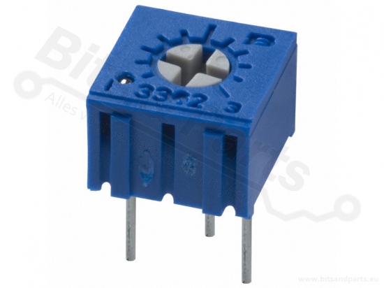 Adjustable resistance / trimmer potentiometer type 3362P 1K Ohm