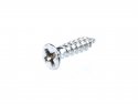 Schroef / Parker kruiskop RVS M2 x 8,0mm met platte kop