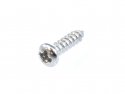 Schroef / Parker kruiskop RVS M2 x 8,0mm met bolle kop