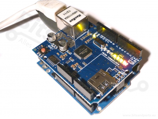 Ethernet/LAN netwerk shield W5100 SD-card reader voor Arduino