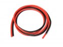 Siliconendraadset meeraderig 10AWG 1 meter - rood + zwart