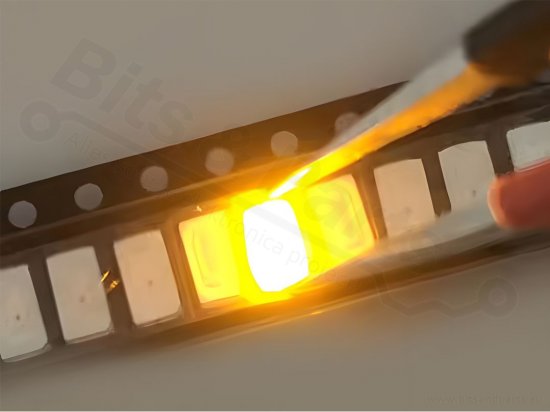 LED SMD 5730 Yellow/Orange - 5.7x3x0.9mm (5 pieces)