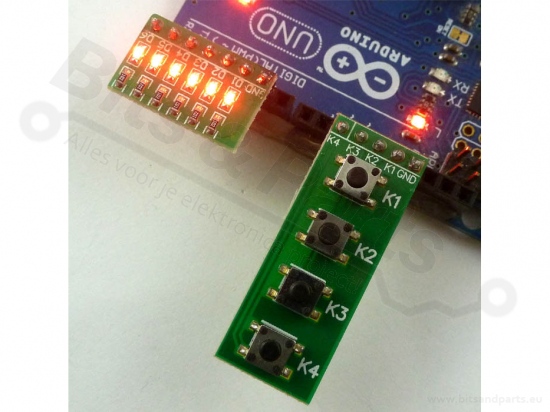 LEDs & Button Starter boards voor Arduino / Raspberry Pi