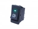 Rocker Snap-In On/Off Light Switch ASW-17D Green