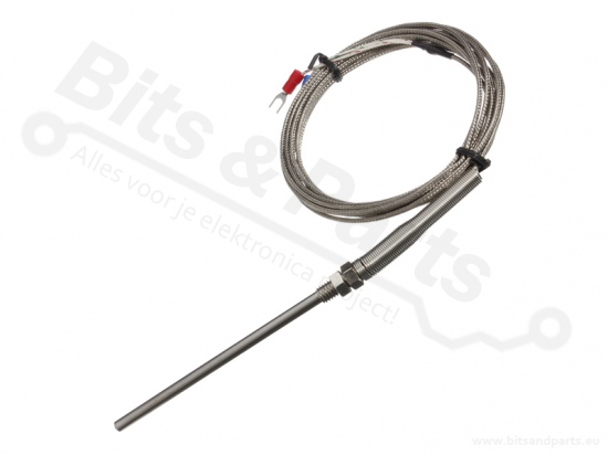 Temperatuursensor Thermocouple / Thermokoppel K-type 3 meter