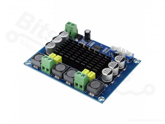 Audio amplifier 2x120W stereo 12-26V Class D (TPA3116)