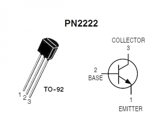 PN2222A Transistor pinout